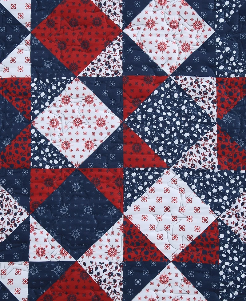 Wrangler Rodeo Patchwork Reversible 3-Pc. Quilt Set