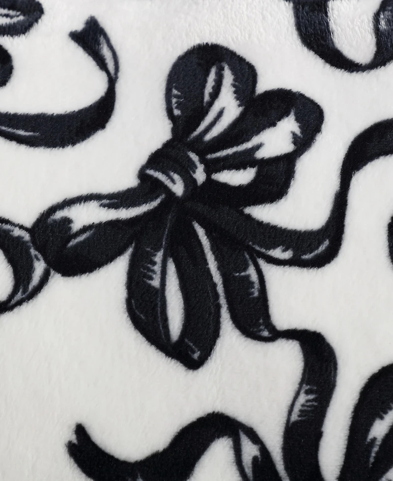 Betsey Johnson Ballet Bows Novelty Decorative Pillow, 48" X 20"