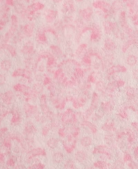 Betsey Johnson Betsey Damask Printed Plush Throw, 70" X 50"