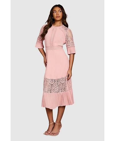 Coast Women's Lace Insert Midi Dress
