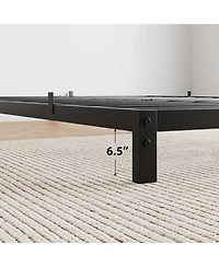gaomon 8 Inch Twin Bed Frame, Low Profile Twin Metal Platform Bed Frame Support Mattress Foundation, Easy Assembly, Noise Free