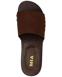 Mia Women's Lanell Round-Toe Casual Slide Sandals