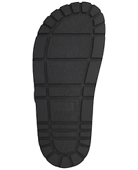 Mia Women's Monica Woven Double Buckle Slip-On Sandals