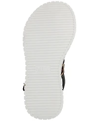 Mia Women's Leopard-Print Wedge Heel Sandals