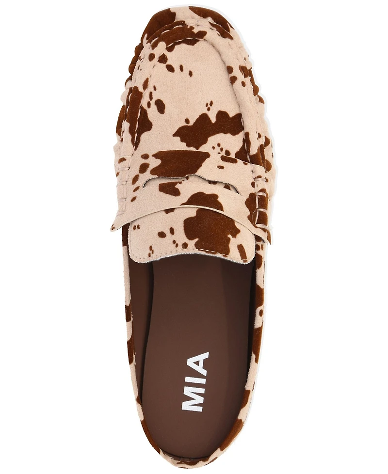 Mia Women's Bridgetta Penny Slip-On Mule Loafers