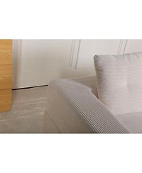 Streamdale Furniture Compression Human Dog Sofa Bed, Modern Floor Couch w/Pillow