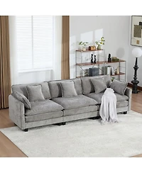 Streamdale Furniture Cloud Couch: Skin-friendly Chenille, Cloud-like Comfort