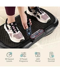 LifePro Vibration Plate Machine – Whole Body Workout w/ Loop Bands for Weight Loss & Toning