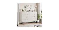 gaomon Dresser for Bedroom, Dresser, Freestanding Horizontal Drawer with Storage