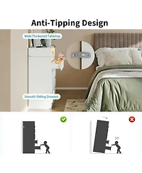 gaomon 4-Drawer Dresser with Usb Charging Station