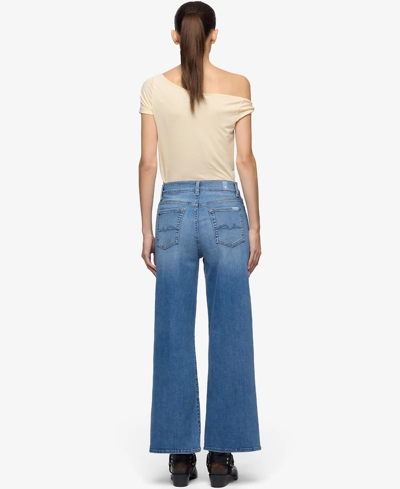 7 For All Mankind Women's Lotta Ankle Flare Jeans