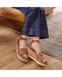 Franco Sarto Women's Madaya 2 Round Toe Strappy Sandals