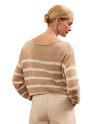 Celtic & Co. Women's Gauzy Boat Neck Sweater