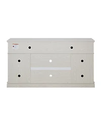 Streamdale Furniture Embossed Pattern Tv Stand with Storage, 58.27"W