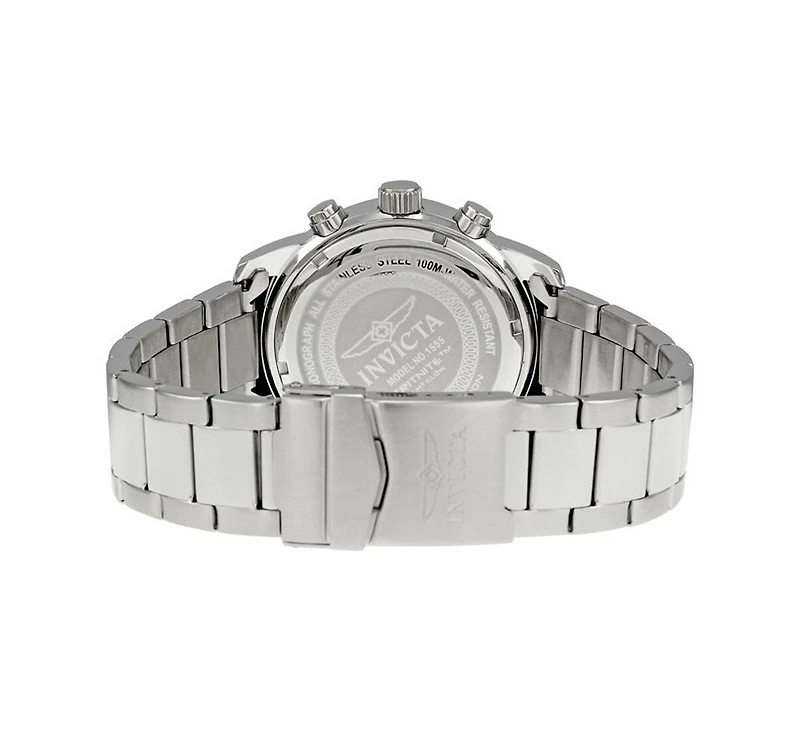 Invicta Men's 1555 Specialty Quartz Chronograph Black Dial Watch