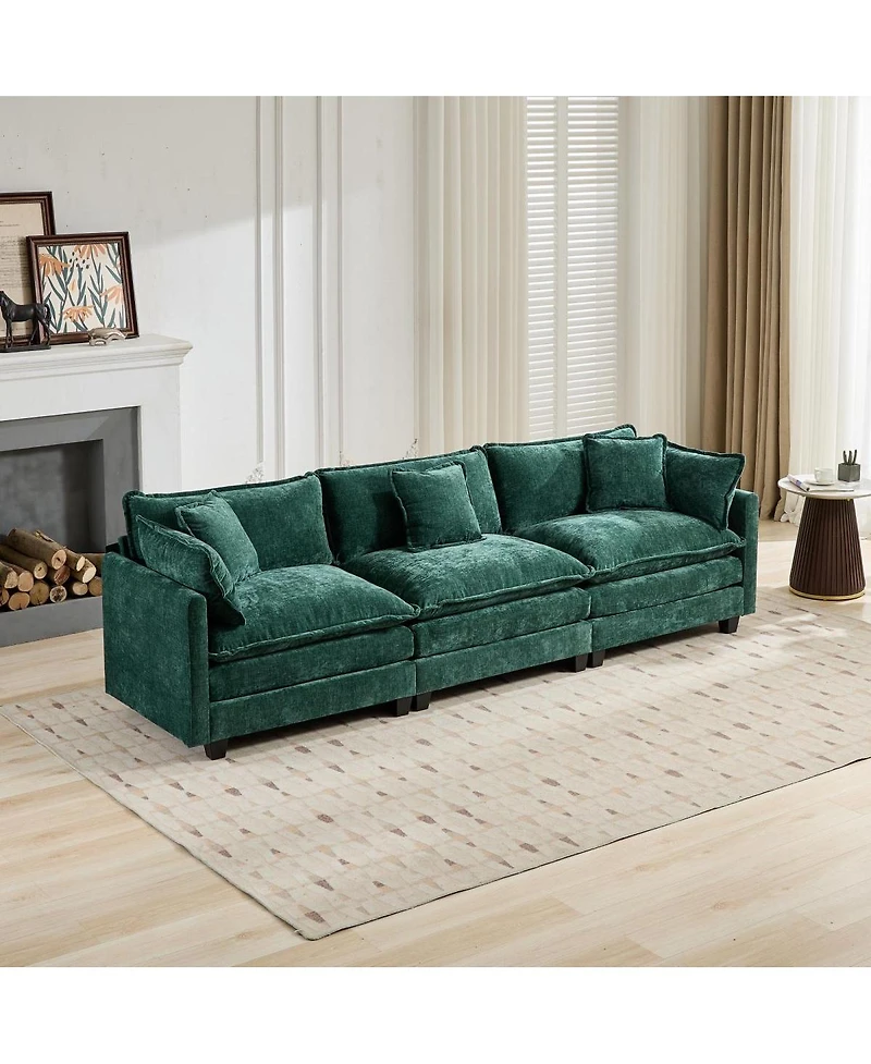 Streamdale Furniture Cloud Couch: Skin-friendly Chenille, Cloud-like Comfort, Modular Design