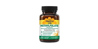 Country Life Methylfolate, 1333 mcg, 60 Lozenges