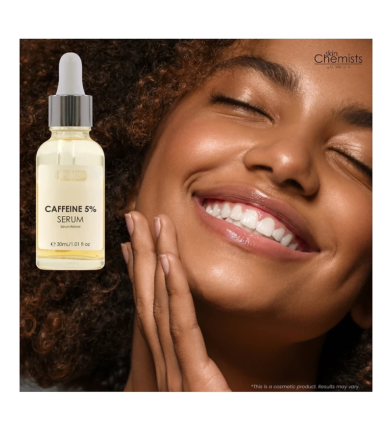 skinChemists Pure Caffeine 5% Biphase Serum 30ml