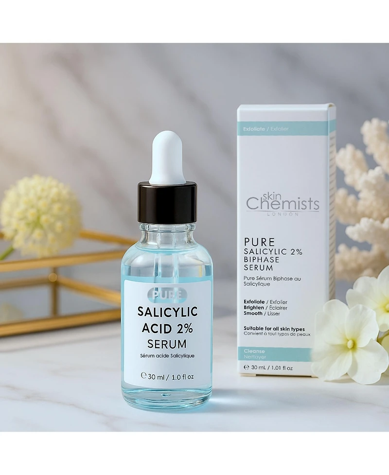 skinChemists Pure Salicylic Acid 2% Biphase Serum 30ml
