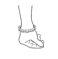 Bling Jewelry Men's Biker Jewelry Bicycle Link Mechanic Chain Bracelet Stainless Steel