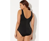 Swimsuits for All Women's Chlorine Resistant Tank One Piece Swimsuit