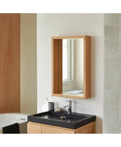 Tikamoon Easy Oak Wood Mirror