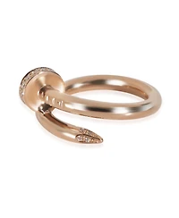 Pre-Owned Cartier Juste Un Clou Ring, Diamonds (Rose Gold)