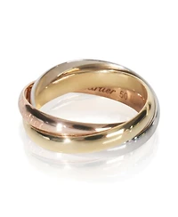 Pre-Owned Cartier 3-Tone Gold Small Model Trinity Ring
