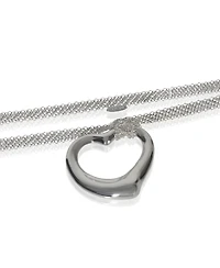 Pre-Owned Tiffany & Co Sterling Silver Open Heart Pendant