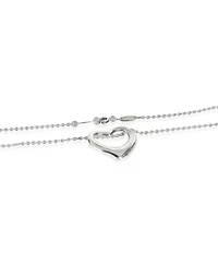 Pre-Owned Tiffany & Co Sterling Silver Elsa Peretti Open Heart Pendant