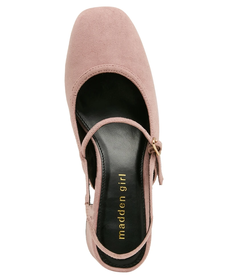 Madden Girl Women's East Slingback Mary Jane Pumps