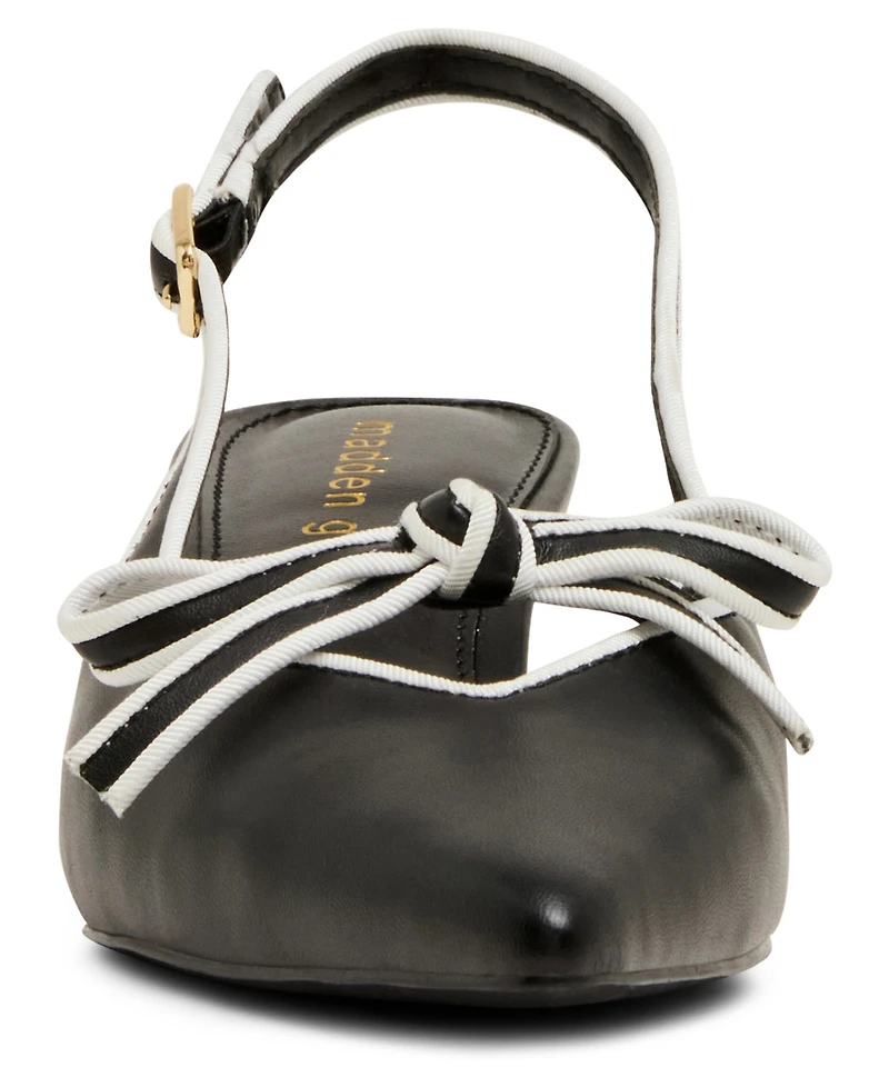 Madden Girl Women's Kenny Bow Slingback Pumps