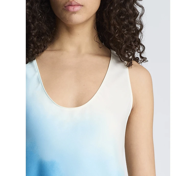 Kenneth Cole Women's Scoop Neck Long Slip Dress