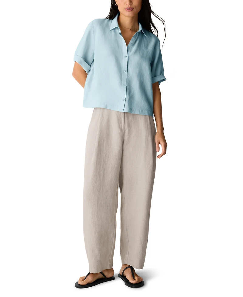 Eileen Fisher Women's Classic Collar Shirt