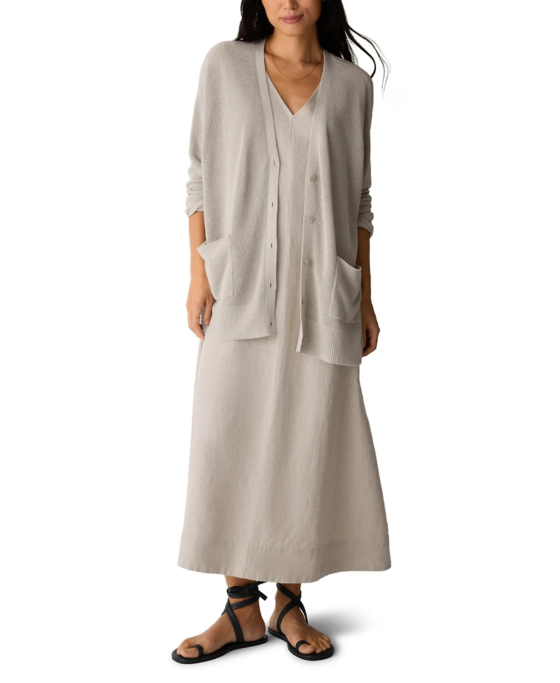 Eileen Fisher Women's Sleeveless V-Neck Dress