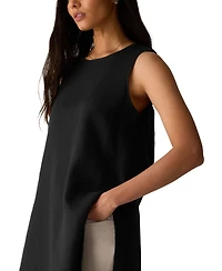 Eileen Fisher Women's Round Neck Tunic Top