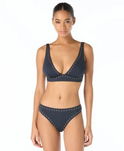 Michael Michael Kors Womens Bikini Top High Leg Bottoms