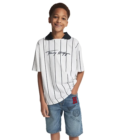 Tommy Hilfiger Boys' 8-20 Short-Sleeve Collared T-Shirt