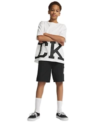 Calvin Klein Boys' 8-20 Short-Sleeve Crewneck T-Shirt