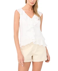 1.state Women's V-Neck Ruffle-Sleeve Blouse