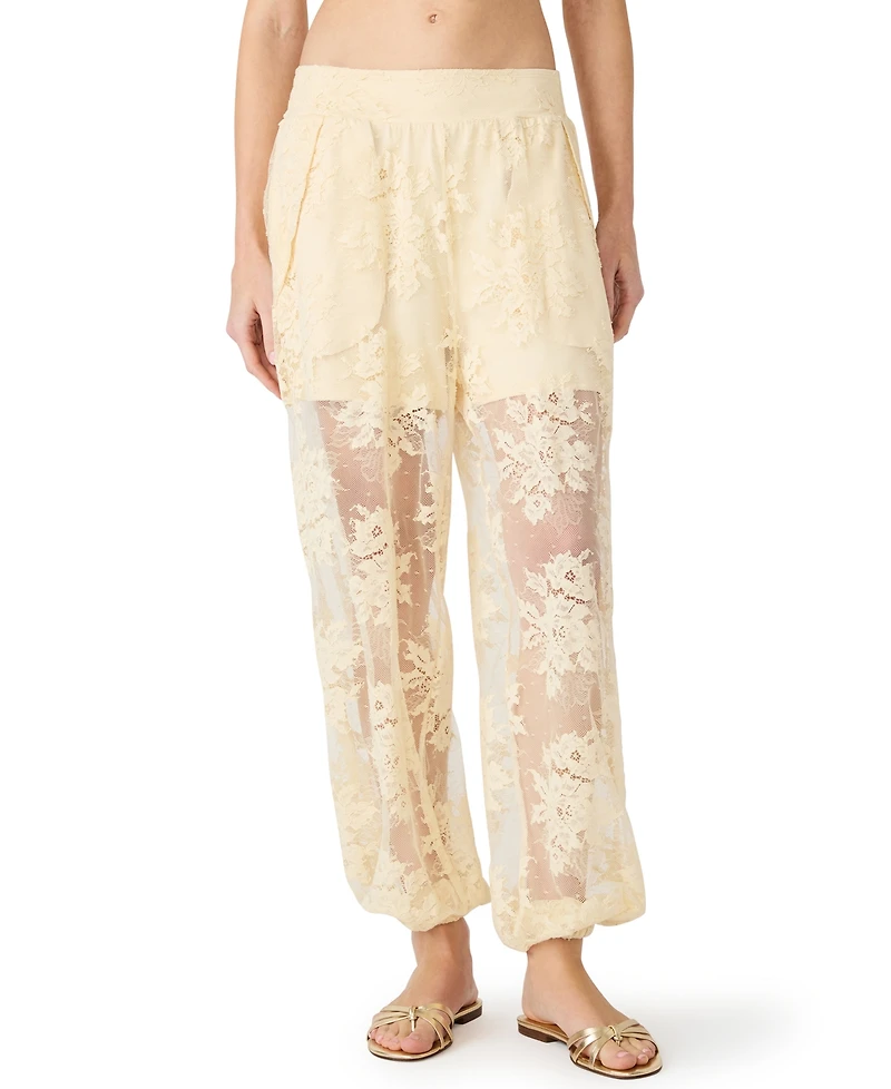 Steve Madden Women's High-Rise Ankle Length Faya Pants