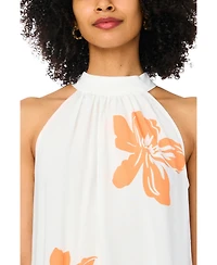 Vince Camuto Women's Halter High-Neck Maxi Dress