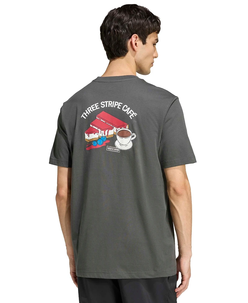 adidas Men's Cheesecake Crewneck Graphic T-Shirt