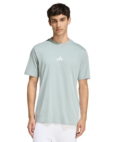 adidas Men's Essential Three-Stripes Single Jersey T-Shirt