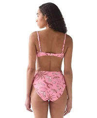 Kate Spade New York Womens Ruched Bra Top High Cut Bottoms