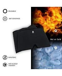 Pursonic Total Tension Relief 3D Shiatsu Back Massager & Hot/Cold Gel Migraine Cap