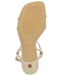 Calvin Klein Women's Rivine Kitten Heel Sandals