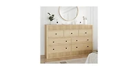 gaomon 7 Drawer Dresser for Bedroom, 54" Wide Wooden Chest of Drawers