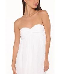 Petal and Pup Women's Vee Strapless Maxi Dress