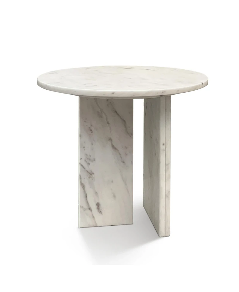 Streamdale Furniture Marble Coffee Table - Small 17.7 Inch